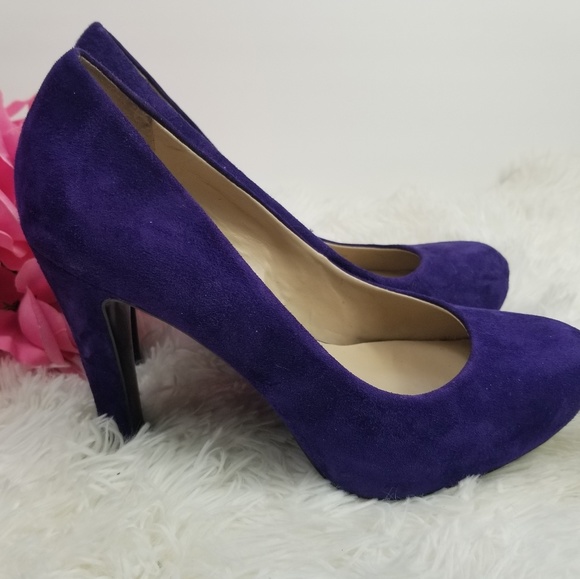 Franco Sarto stiletto shoes Purple  size 7.5 - Picture 3 of 8